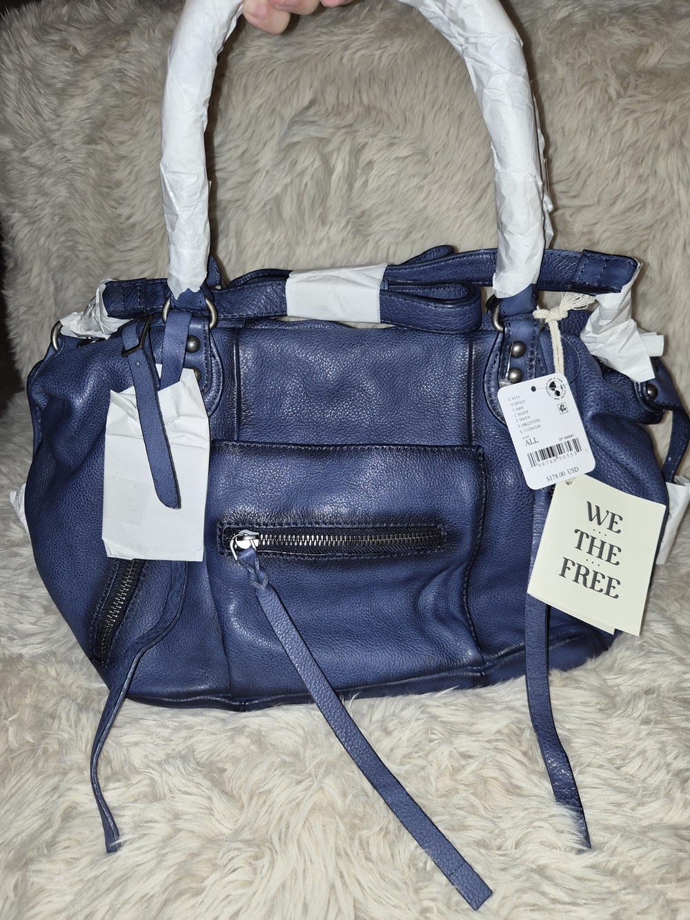 Baby Emerson Navy Bag - MSG ME FIRST